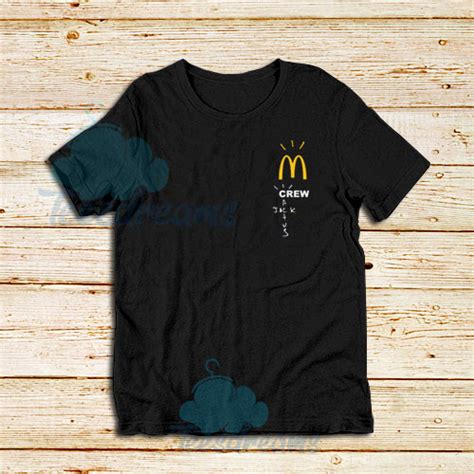 Crew Travis Scott Mcdonalds Collab Merch T-Shirt For Unisex