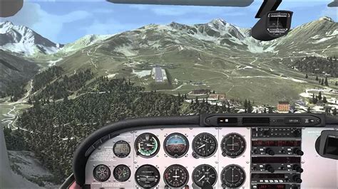 CESSNA 182 LANDING AT COURCHEVEL AIRPORT - YouTube