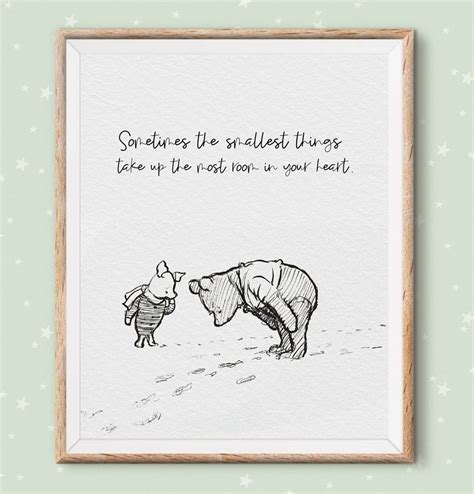 Nursery Decor Classic Winnie The Pooh Pooh Printable Quote Piglet | My ...