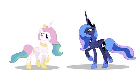 AU MLP Princess Luna And Celestia by XxPrincessluna2007Xx on DeviantArt