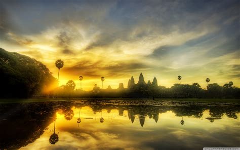 Angkor Wat, Cambodia Ultra HD Desktop Background Wallpaper for 4K UHD TV : Multi Display, Dual ...