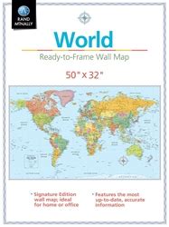 Rand McNally World Wall Map - Exodus Books