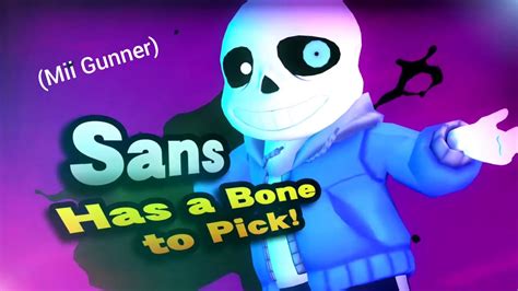 Super Smash Bros Ultimate - Sans Reveal Fan-Made Trailer - YouTube