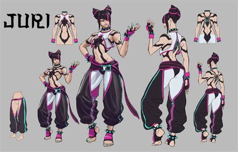 Juri Concept Art - Street Fighter VI Art Gallery | Street fighter art ...