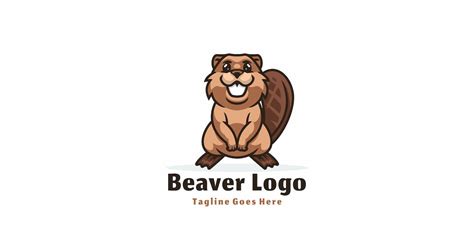 Beaver Logo, Logos ft. beaver & animal - Envato Elements