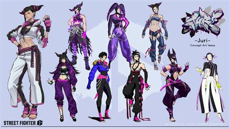 Juri Concept Art Ideas - Street Fighter 6 Art Gallery