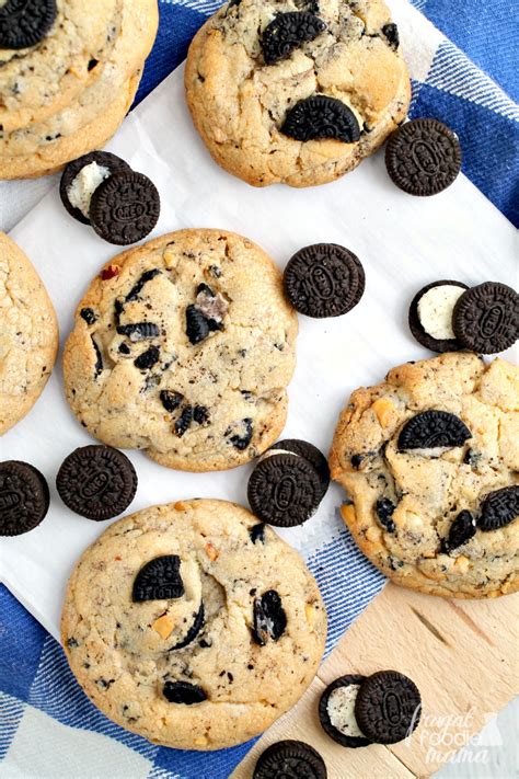 Frugal Foodie Mama: Peanut Butter Oreo Cake Mix Cookies