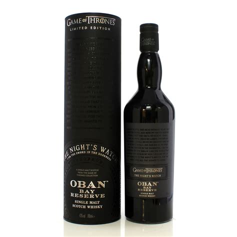 Oban Bay Reserve Game of Thrones - The Night's Watch Auction A47482 ...