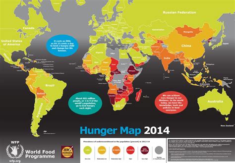 World Hunger Map - Vivid Maps