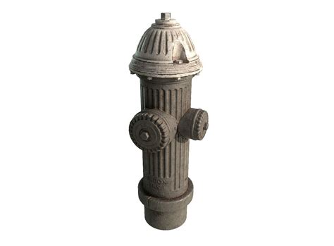 Old Fire Hydrant 3D asset low-poly | CGTrader