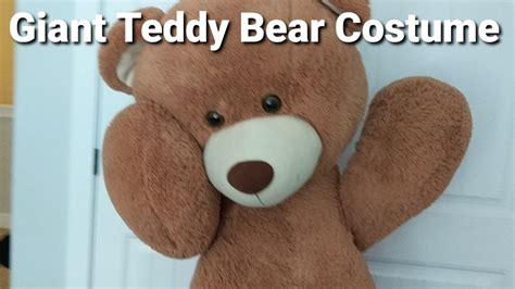 Giant Teddy Bear Costume! - YouTube