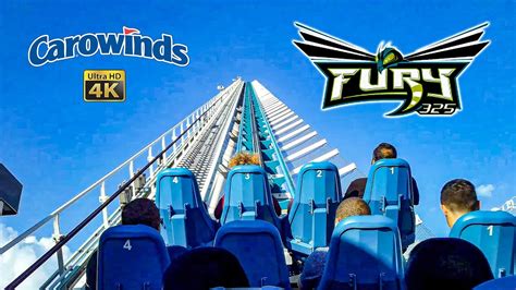 2021 Fury 325 Roller Coaster On Ride 4K POV Carowinds - YouTube