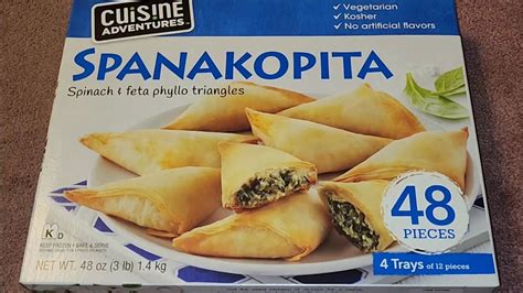 Costco Sale Item Review Cuisine Adventures Spanakopita Spinach& Feta ...