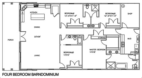 Easy Barndominium Floor Plans | Barndominium Plans | CAD Pro