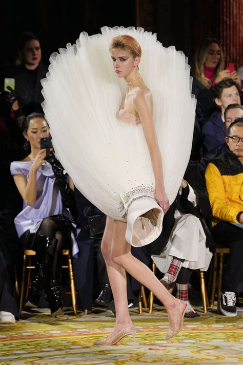 Viktor & Rolf's Optical Illusion Dresses Defy Gravity at Paris Fashion Week | Optical illusion ...