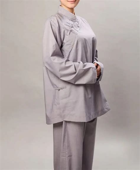 unisex women Buddhism zen lay meditation clothes Buddhist Monk suits clothing kung fu uniforms ...