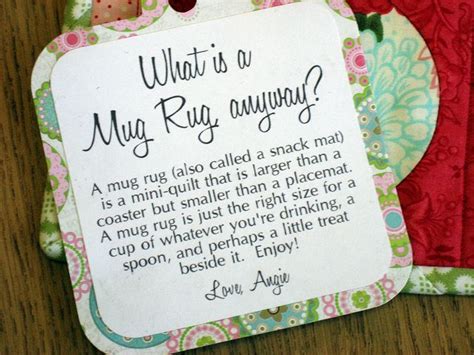 mug rug for mom | Mug rug, Mug rugs, Mug rug patterns