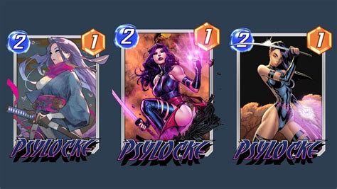 Psylocke card in Marvel Snap: Ability, variants, and more