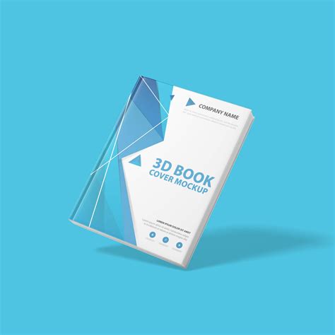 Free 3D Book Cover Mockup PSD Template Check more at https://mockupden ...