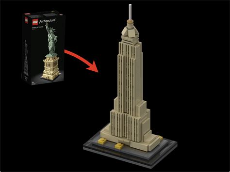 LEGO MOC 21042 - Empire State Building by zeegiraf | Rebrickable ...