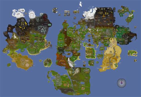 Runescape World Map Old School Roundtripticket Me Inside New Best | Aesthetics art, Old school ...