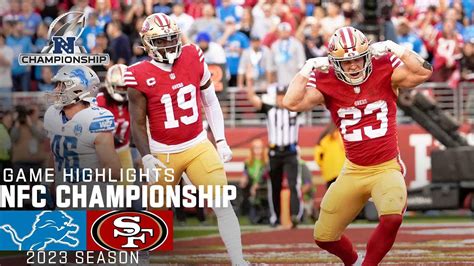 Detroit Lions vs. San Francisco 49ers Game Highlights | 2023 NFC ...