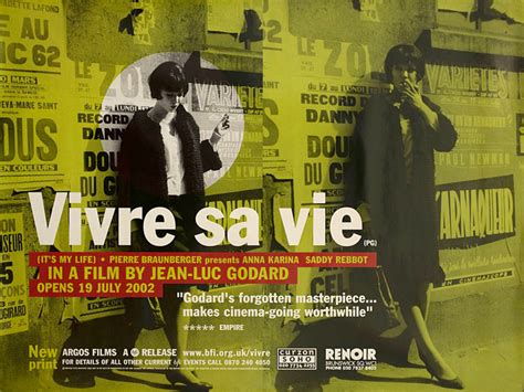 Vivre Sa Vie R2002 British Quad Poster - Posteritati Movie Poster Gallery