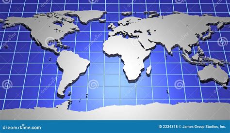 3d Earth Map Royalty Free Stock Photos - Image: 2234318