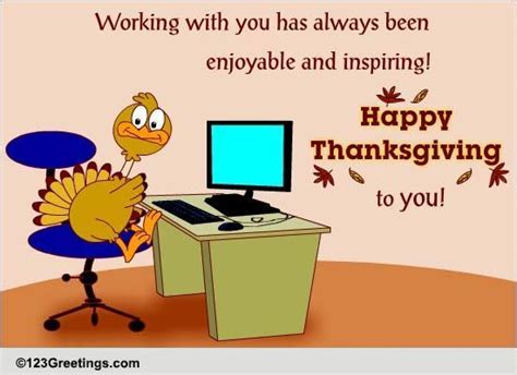 Thanksgiving Business Greetings Cards, Free Thanksgiving Business Greetings Wishes | 123 Greetings