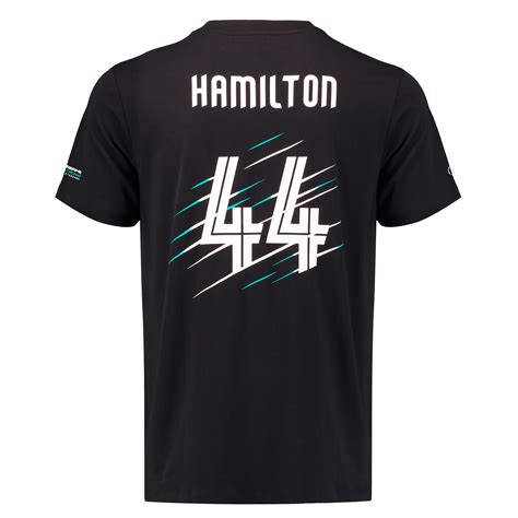 2018 Mercedes-AMG F1 Lewis Hamilton Mens #44 Logo T-Shirt Tee Formula 1 Team | eBay