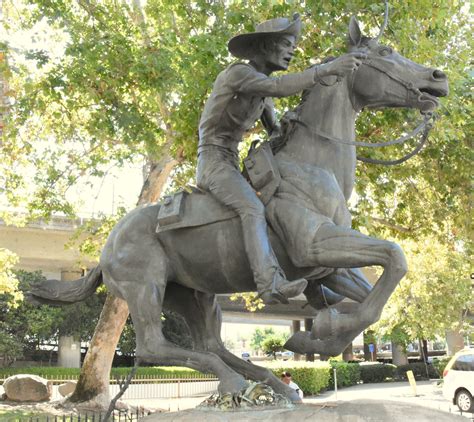 Pony Express Rider Statue, Old Sacramento, CA – 2016-08-06 | Dick 'n ...