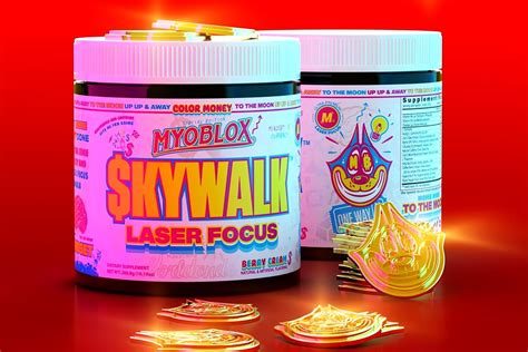 Myoblox's Skywalk Color Money for stronger energy and focus