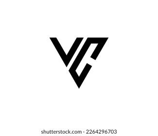 Vc Logo Design Vector Template Stock Vector (Royalty Free) 2264296703 ...