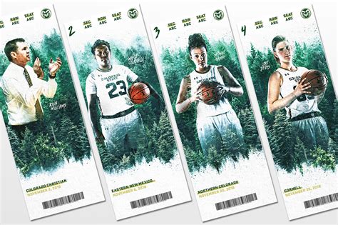 2018-19 COLORADO STATE BASKETBALL SEASON TICKETS on Behance