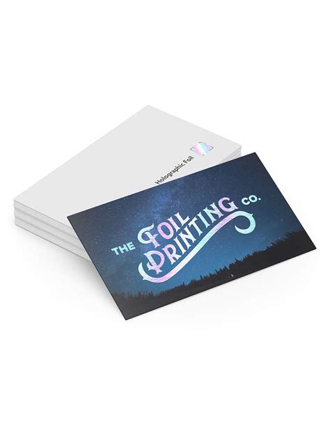 Holographic Business Cards : Branding Inspiration Super Shiny Holographic Foil Business Card ...