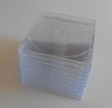 25 Clear plastic CD cases for craft projects - Colored Vinyl Records For Sale