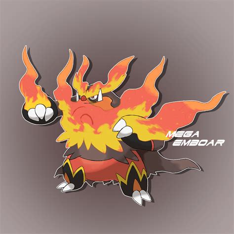 Mega Emboar by SteveO126 on DeviantArt