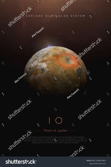 Io Moon Jupiter 3d Illustration Poster Stock Illustration 2185837461 | Shutterstock