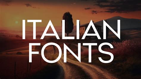 20 Stunning Typefaces Made By Italian Creators | HipFonts