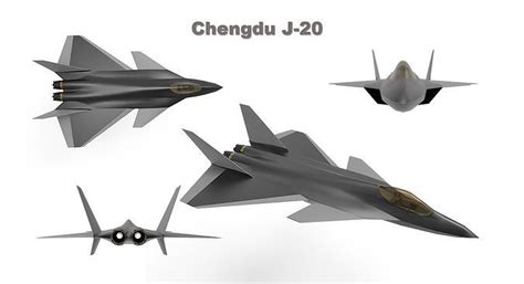 Chengdu J-20 3D model | CGTrader