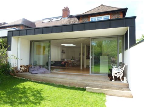 Sliding doors | Flat roof extension, House extension design, Bungalow ...