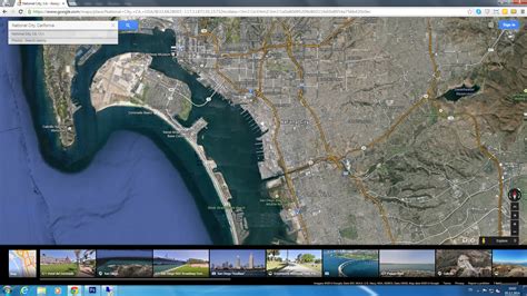 National City California Map - United States