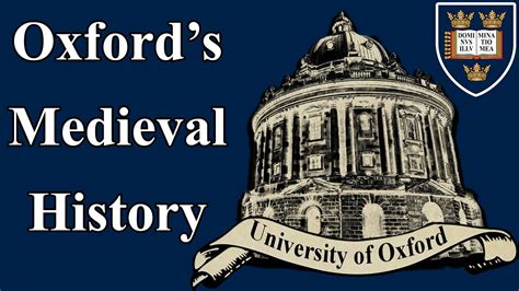 Early History of the University of Oxford - YouTube