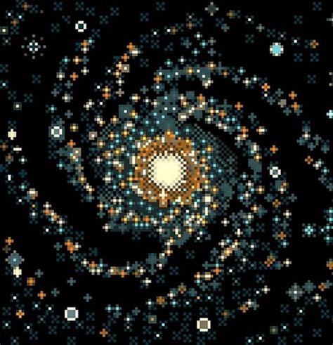 32x32 Pixel Art Galaxy