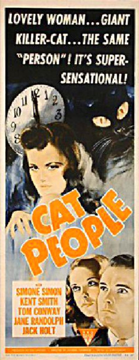 Cat People Original R1952 U.S. Insert Movie Poster - Posteritati Movie Poster Gallery