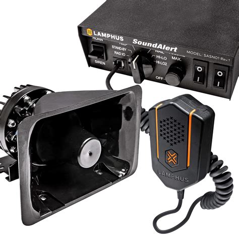 Buy LAMPHUS SoundAlert 100W Emergency Siren Kit [120-130dB Bullhorn ...