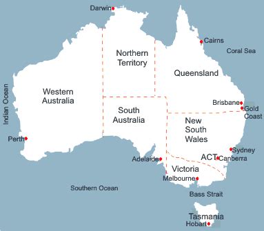 Map of Australia