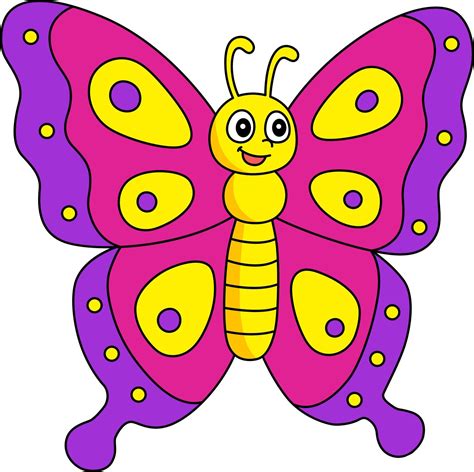 Butterfly Cartoon Colored Clipart Illustration 6326256 Vector Art at Vecteezy