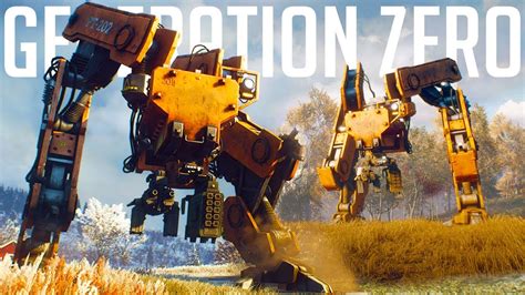 Battling The Largest Robots in Generation Zero, The Giant Tanks ...