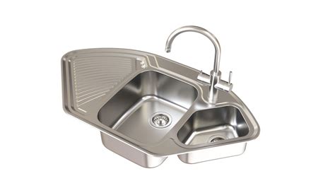 Corner kitchen sink | CGTrader